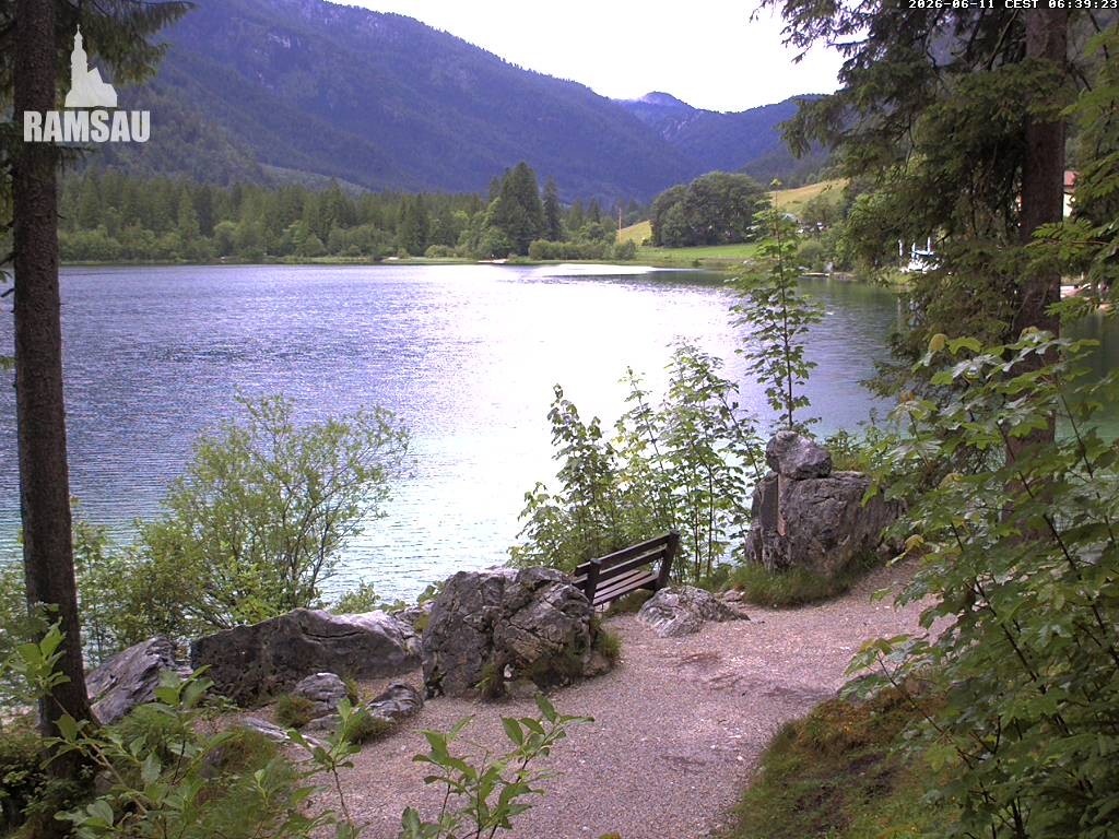 Archiv Foto Webcam Luitpoldweg am Hintersee in Ramsau bei Berchtesgaden