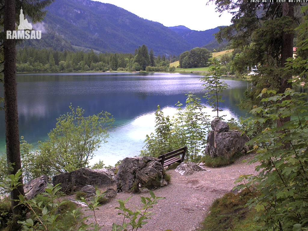 Archiv Foto Webcam Luitpoldweg am Hintersee in Ramsau bei Berchtesgaden