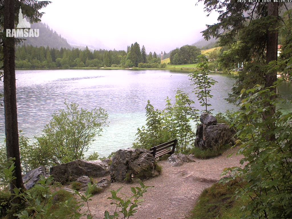 Archiv Foto Webcam Luitpoldweg am Hintersee in Ramsau bei Berchtesgaden