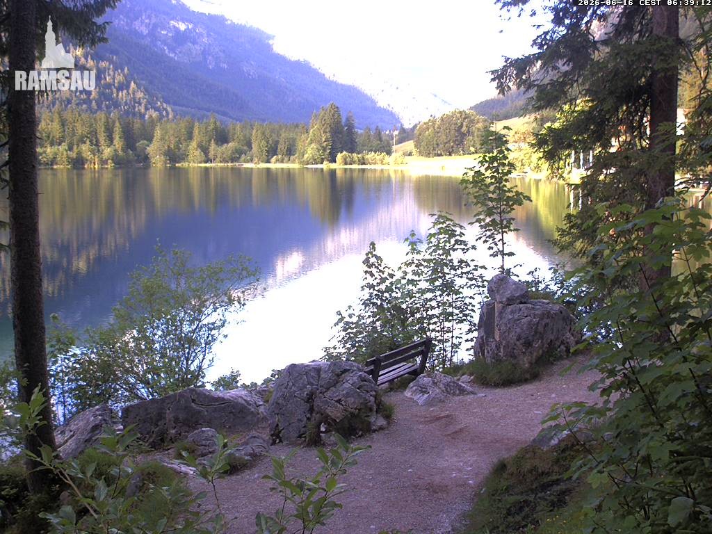 Archiv Foto Webcam Luitpoldweg am Hintersee in Ramsau bei Berchtesgaden