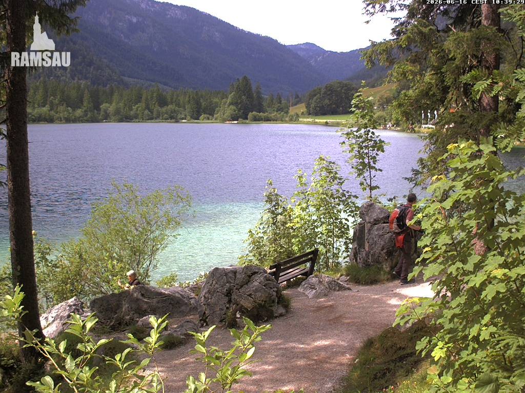 Archiv Foto Webcam Luitpoldweg am Hintersee in Ramsau bei Berchtesgaden