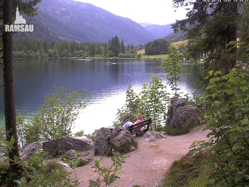 Archiv Foto Webcam Luitpoldweg am Hintersee in Ramsau bei Berchtesgaden
