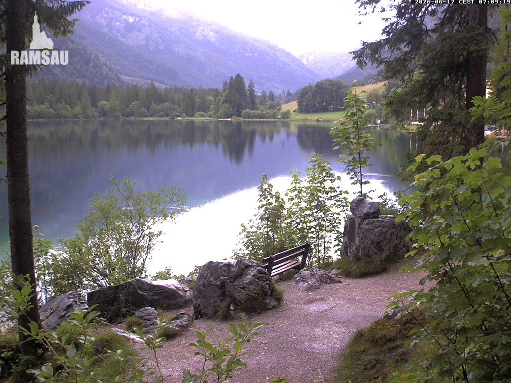 Archiv Foto Webcam Luitpoldweg am Hintersee in Ramsau bei Berchtesgaden