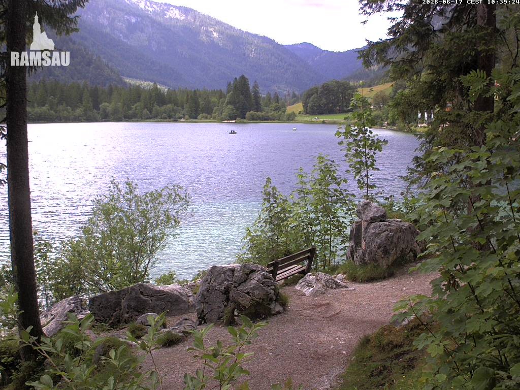 Archiv Foto Webcam Luitpoldweg am Hintersee in Ramsau bei Berchtesgaden