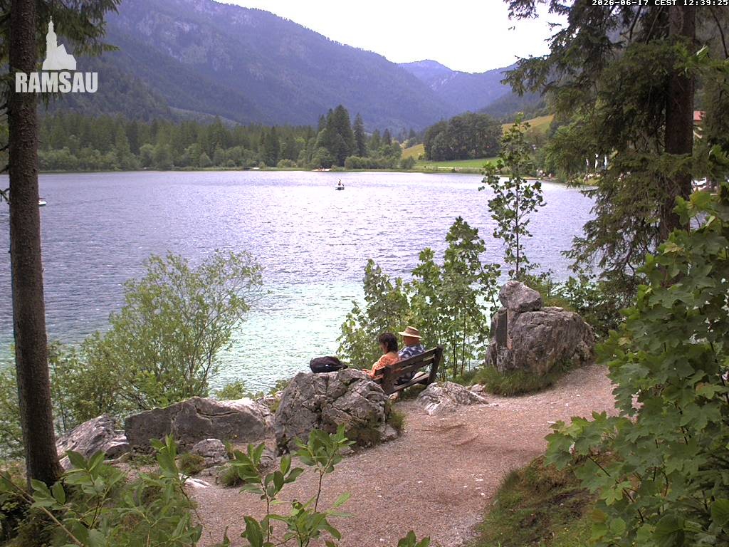 Archiv Foto Webcam Luitpoldweg am Hintersee in Ramsau bei Berchtesgaden
