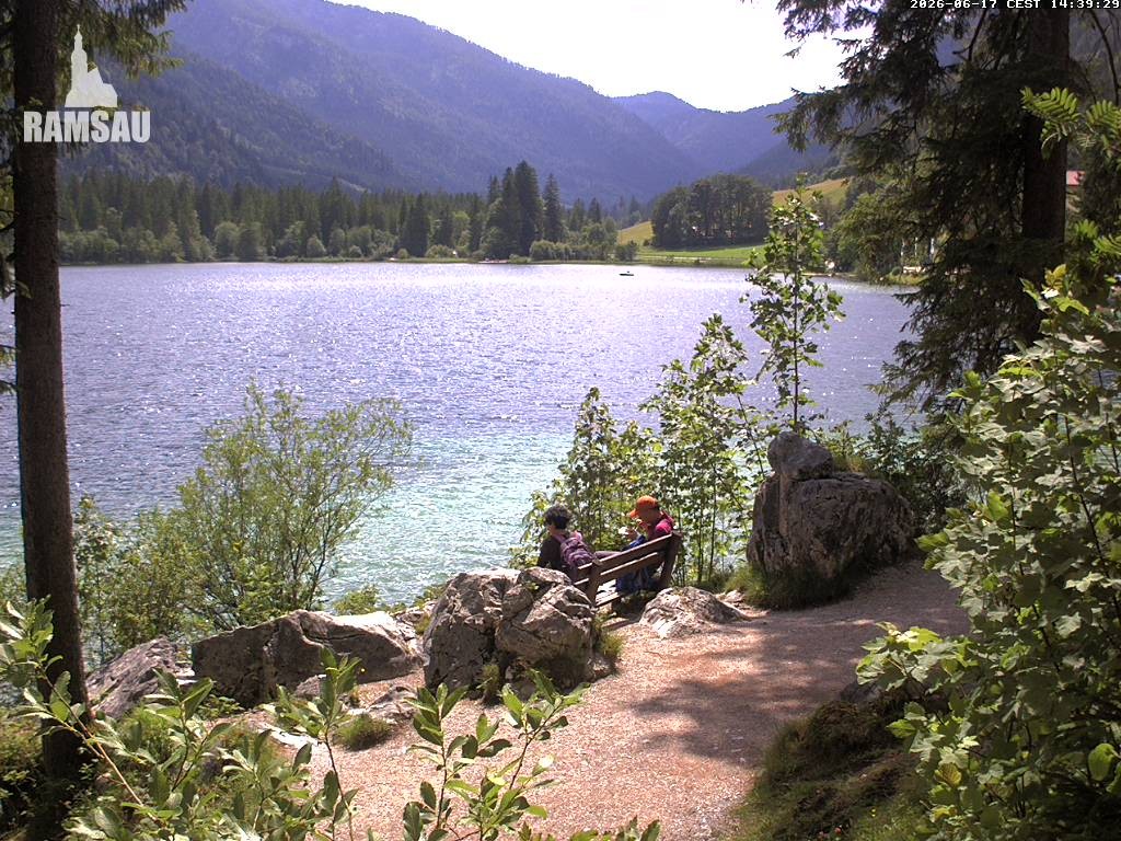 Archiv Foto Webcam Luitpoldweg am Hintersee in Ramsau bei Berchtesgaden