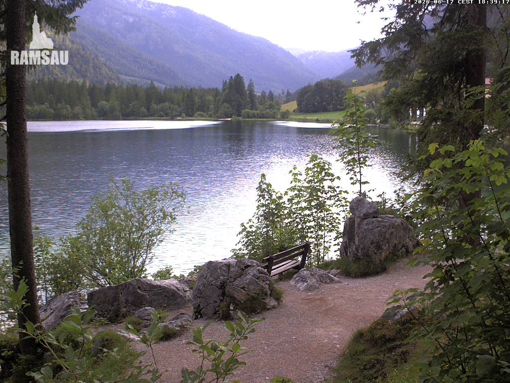 Archiv Foto Webcam Luitpoldweg am Hintersee in Ramsau bei Berchtesgaden