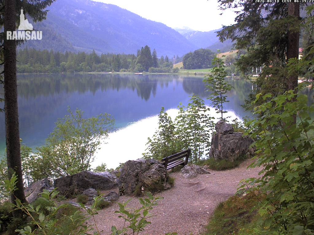 Archiv Foto Webcam Luitpoldweg am Hintersee in Ramsau bei Berchtesgaden