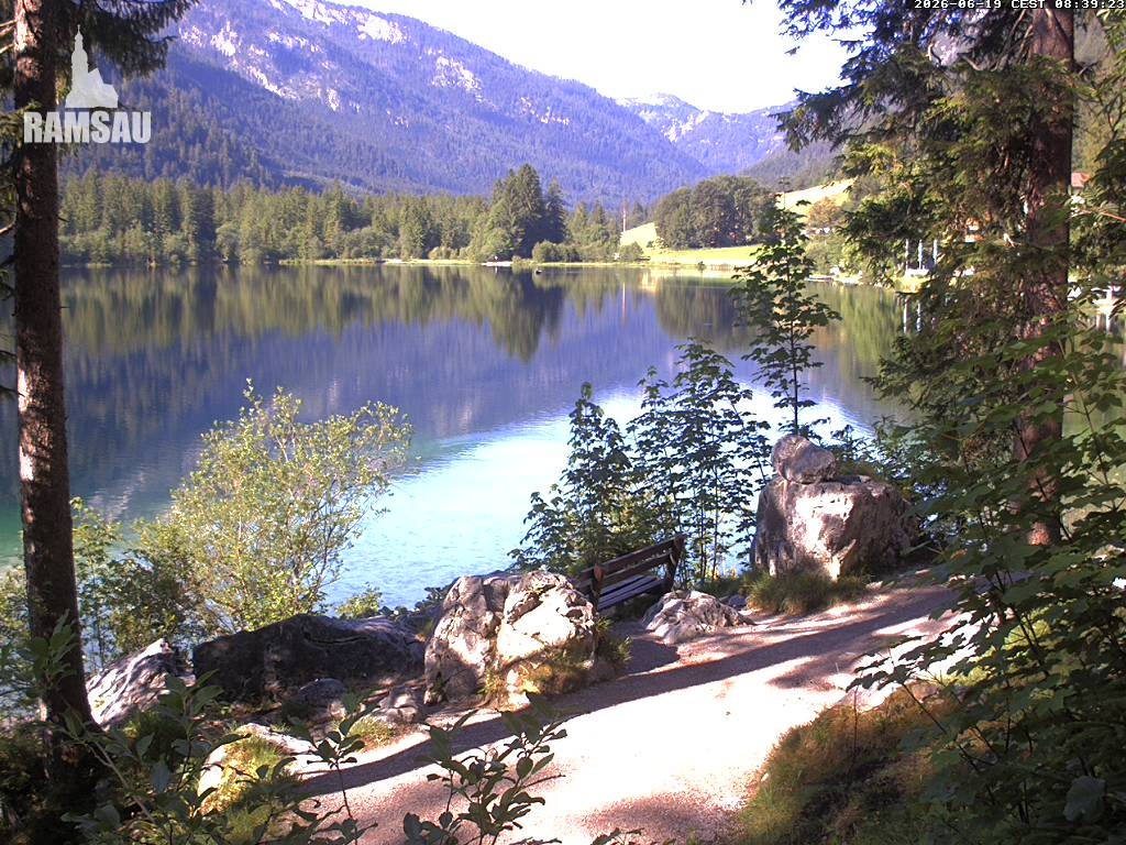 Archiv Foto Webcam Luitpoldweg am Hintersee in Ramsau bei Berchtesgaden