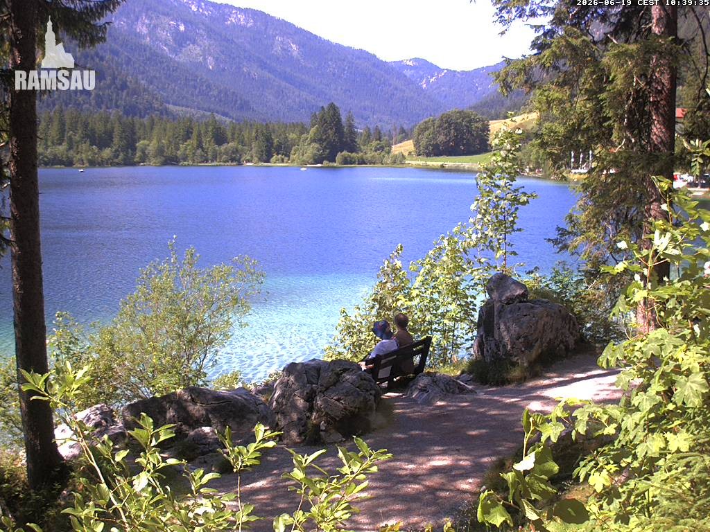 Archiv Foto Webcam Luitpoldweg am Hintersee in Ramsau bei Berchtesgaden
