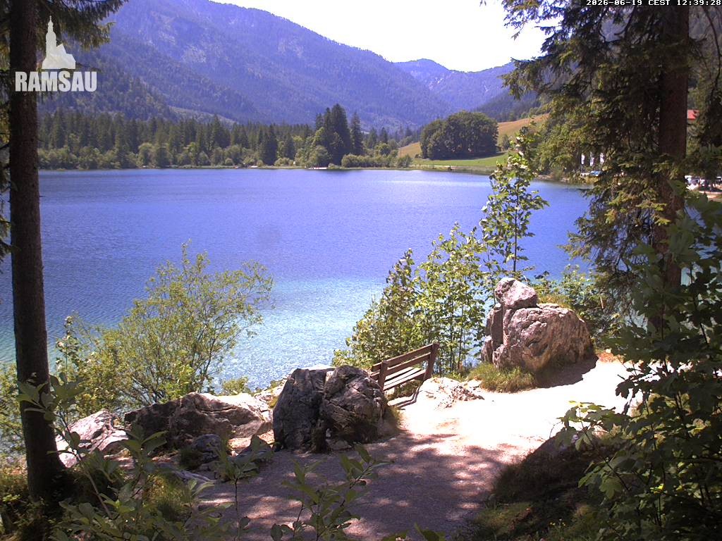 Archiv Foto Webcam Luitpoldweg am Hintersee in Ramsau bei Berchtesgaden