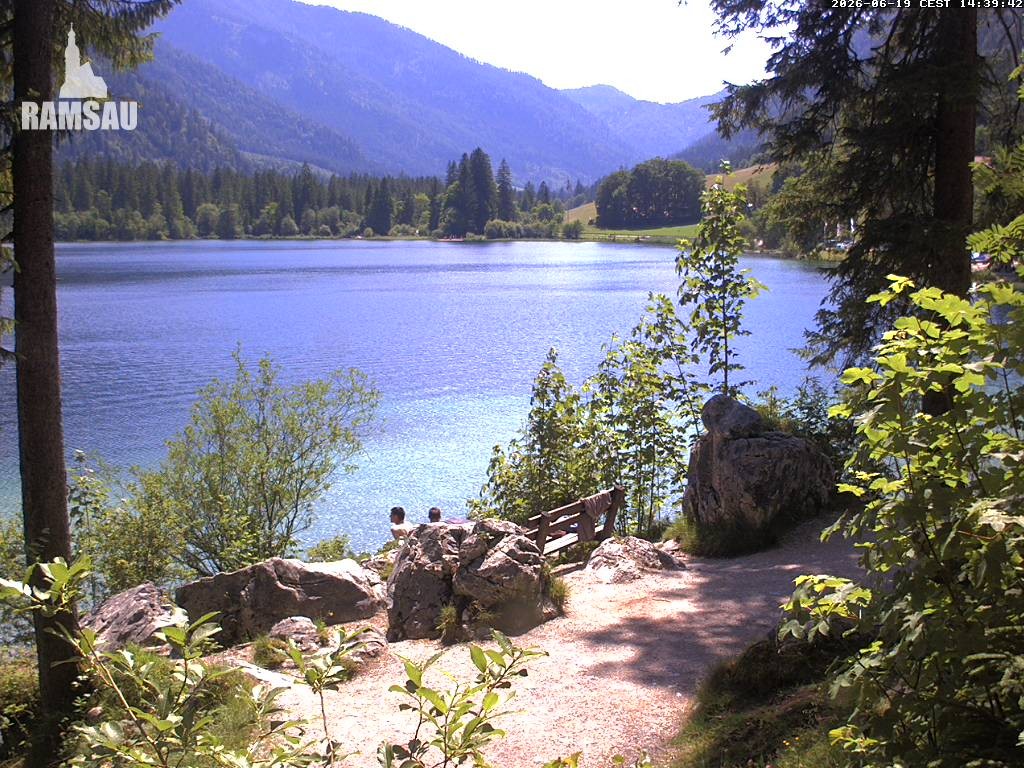 Archiv Foto Webcam Luitpoldweg am Hintersee in Ramsau bei Berchtesgaden