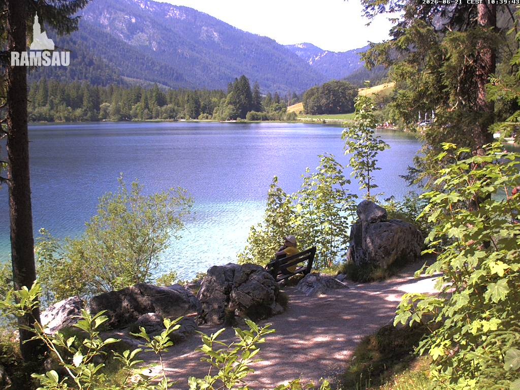 Archiv Foto Webcam Luitpoldweg am Hintersee in Ramsau bei Berchtesgaden