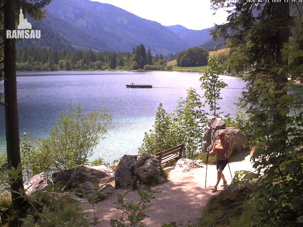 Archiv Foto Webcam Luitpoldweg am Hintersee in Ramsau bei Berchtesgaden