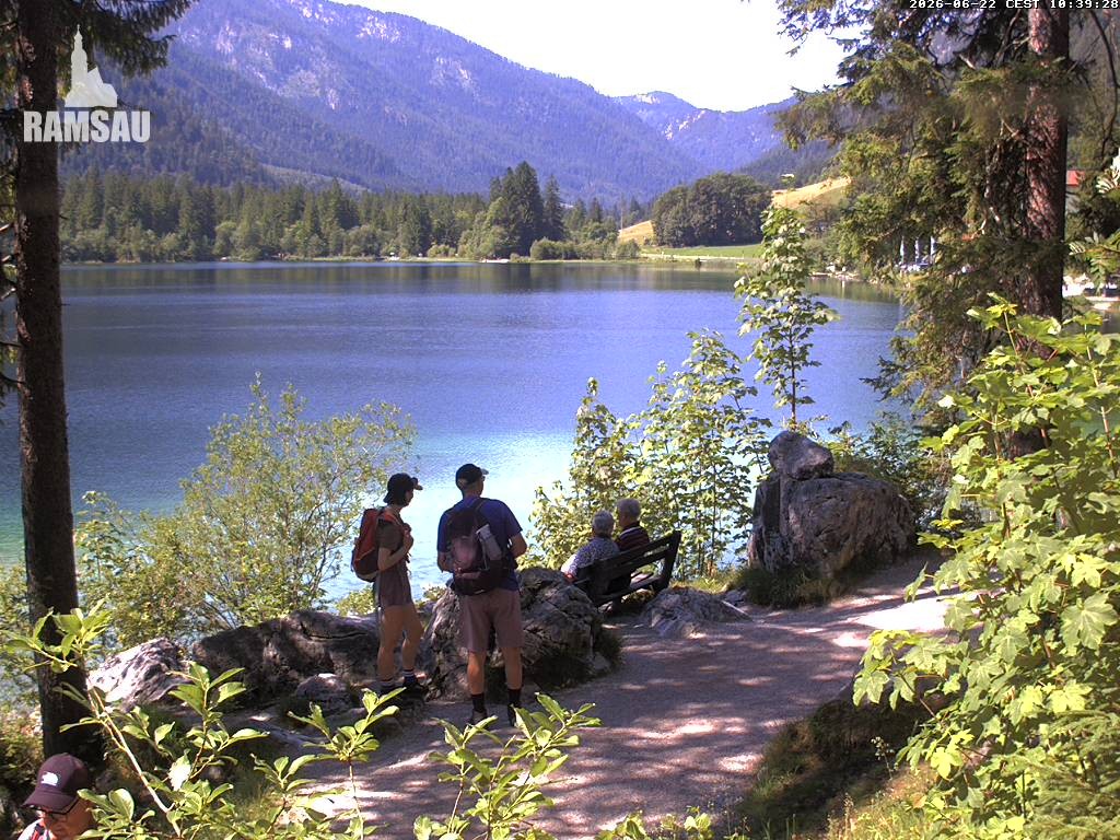 Archiv Foto Webcam Luitpoldweg am Hintersee in Ramsau bei Berchtesgaden