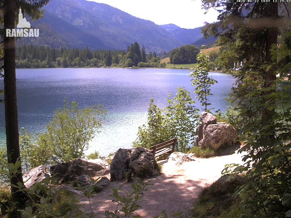 Archiv Foto Webcam Luitpoldweg am Hintersee in Ramsau bei Berchtesgaden