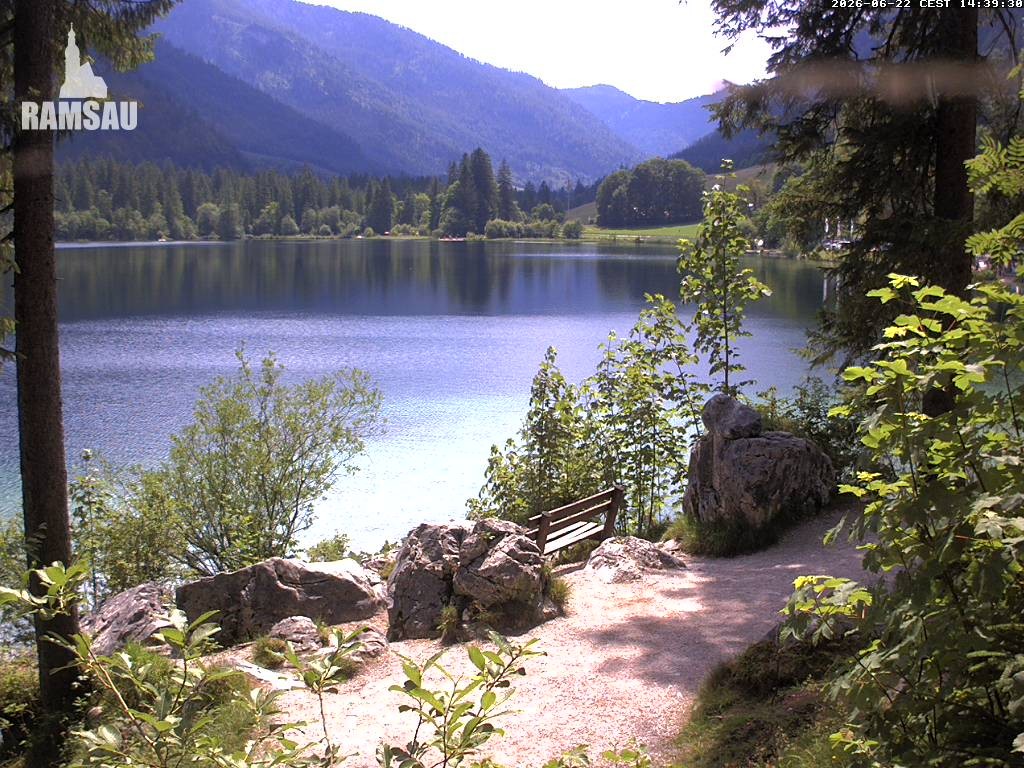 Archiv Foto Webcam Luitpoldweg am Hintersee in Ramsau bei Berchtesgaden