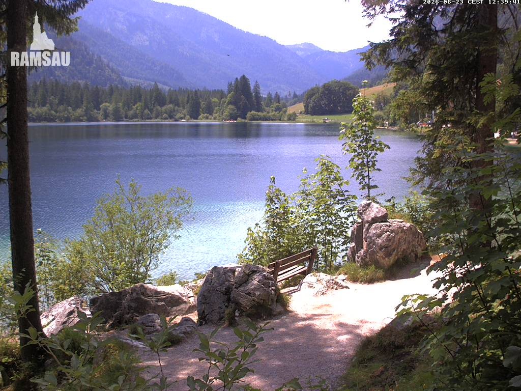 Archiv Foto Webcam Luitpoldweg am Hintersee in Ramsau bei Berchtesgaden