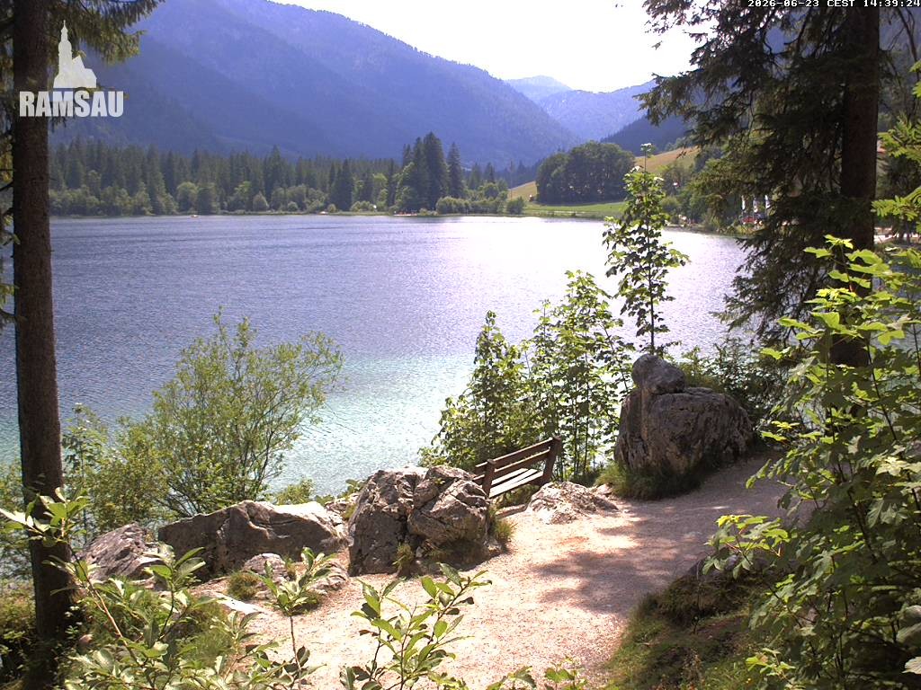Archiv Foto Webcam Luitpoldweg am Hintersee in Ramsau bei Berchtesgaden