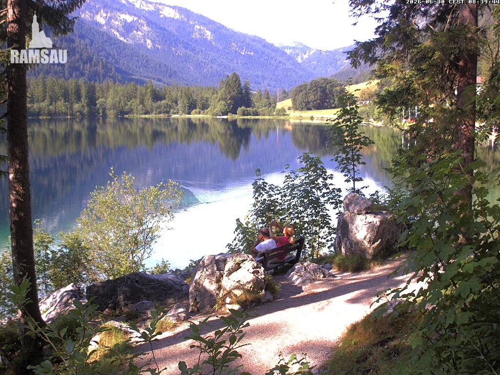 Archiv Foto Webcam Luitpoldweg am Hintersee in Ramsau bei Berchtesgaden