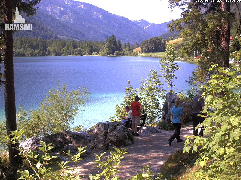 Archiv Foto Webcam Luitpoldweg am Hintersee in Ramsau bei Berchtesgaden
