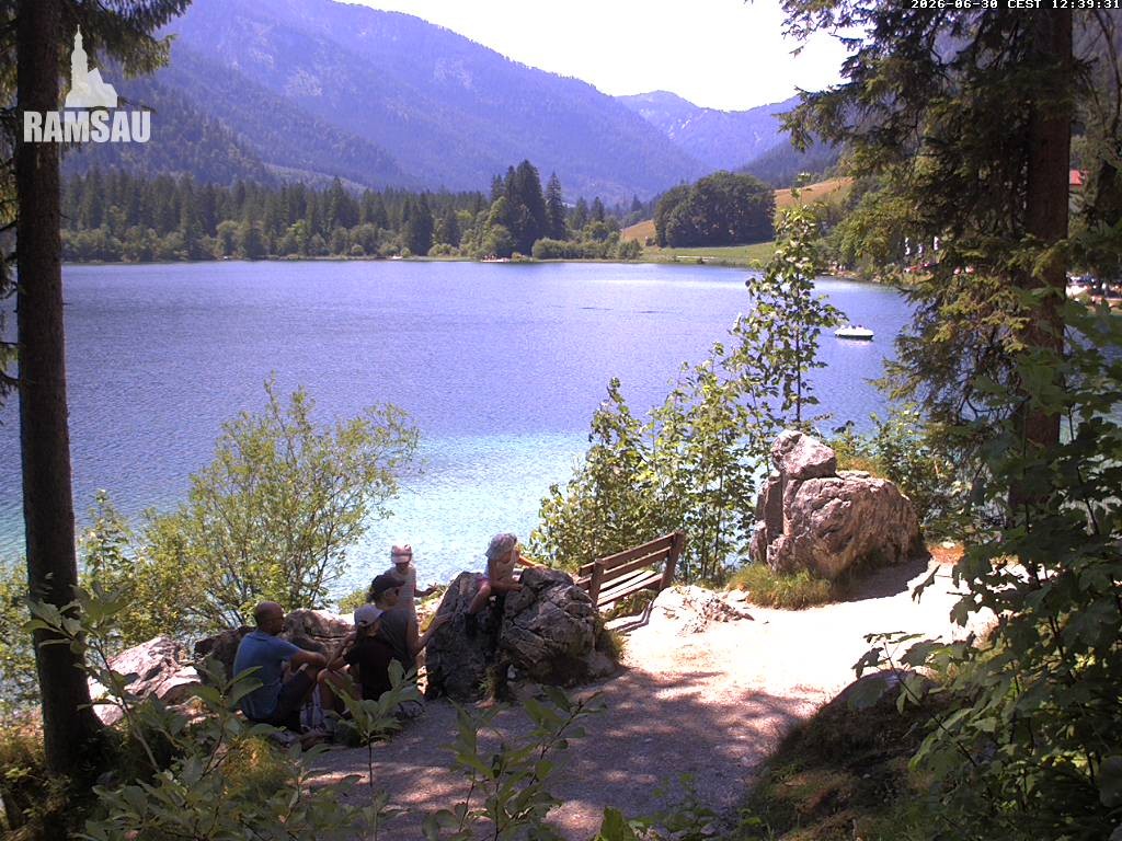 Archiv Foto Webcam Luitpoldweg am Hintersee in Ramsau bei Berchtesgaden