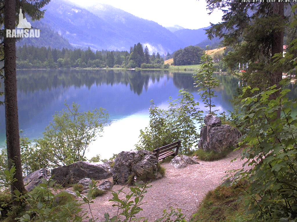 Archiv Foto Webcam Luitpoldweg am Hintersee in Ramsau bei Berchtesgaden