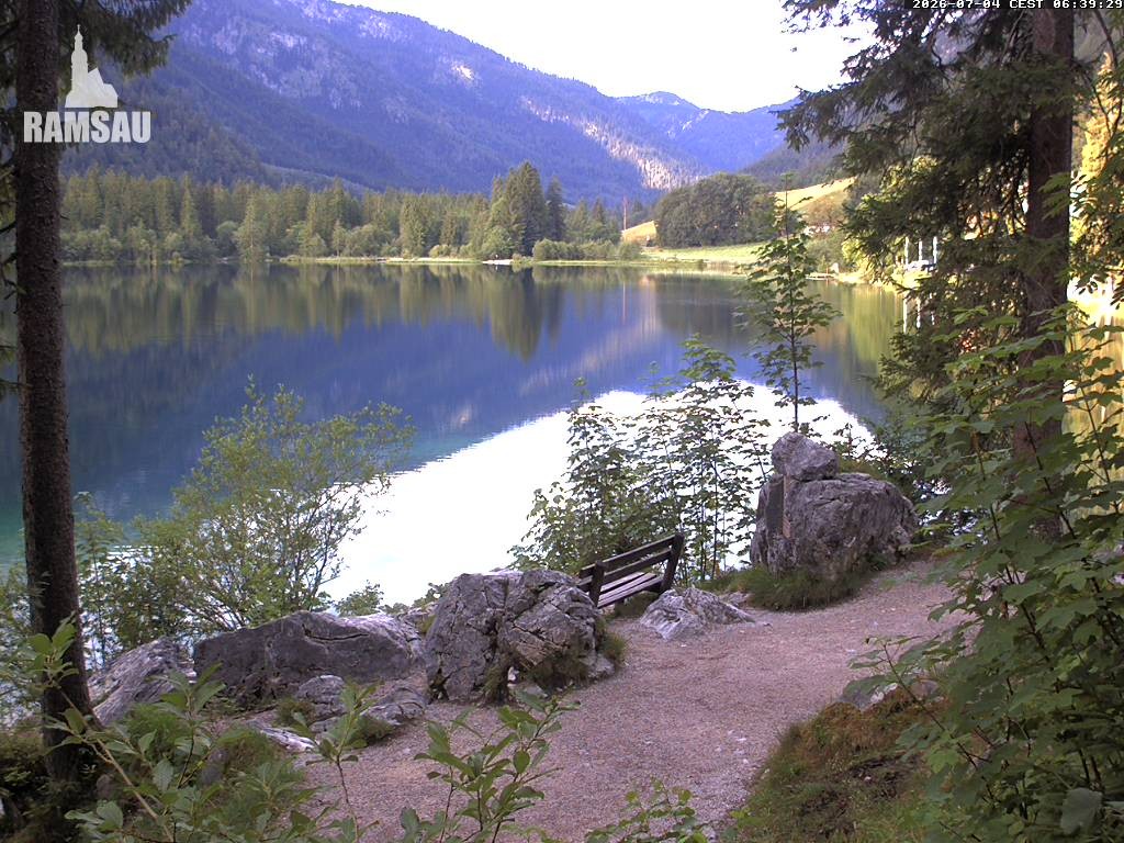 Archiv Foto Webcam Luitpoldweg am Hintersee in Ramsau bei Berchtesgaden