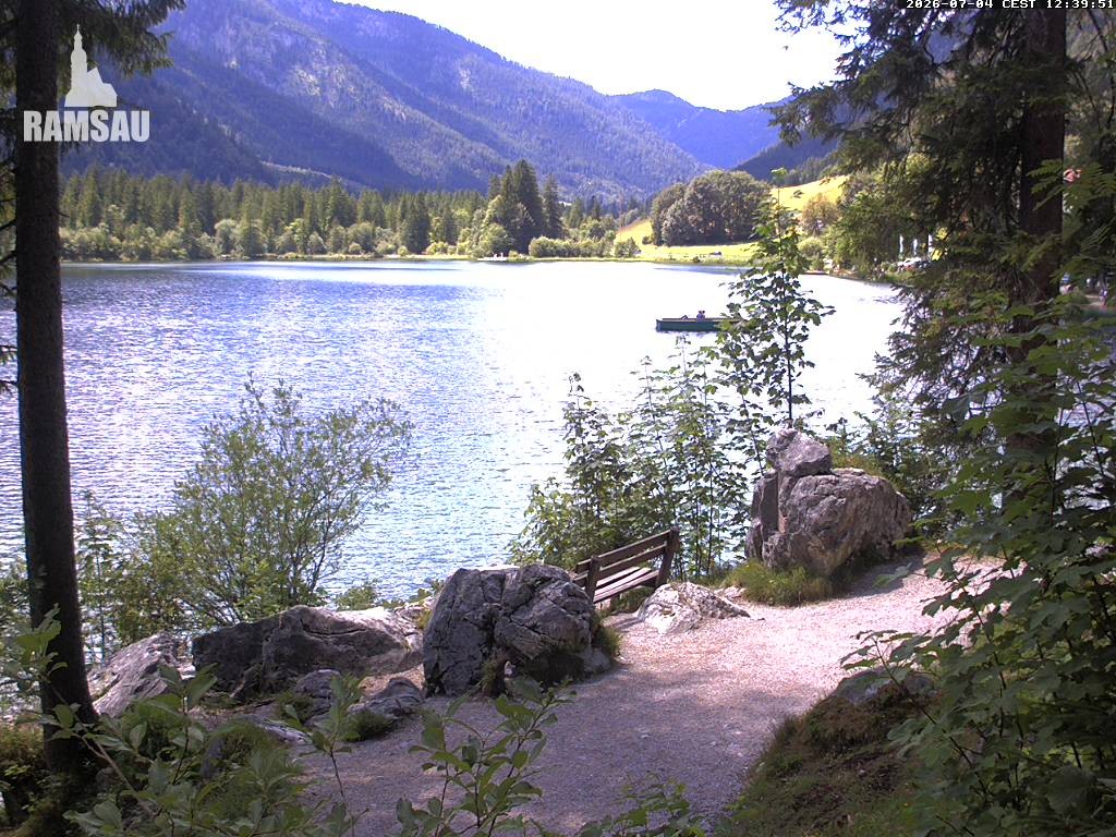 Archiv Foto Webcam Luitpoldweg am Hintersee in Ramsau bei Berchtesgaden