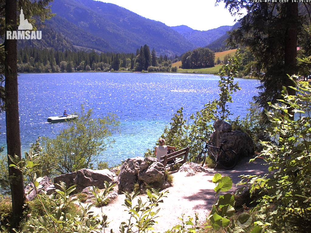 Archiv Foto Webcam Luitpoldweg am Hintersee in Ramsau bei Berchtesgaden
