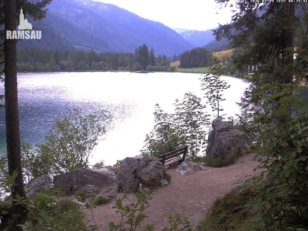 Archiv Foto Webcam Luitpoldweg am Hintersee in Ramsau bei Berchtesgaden