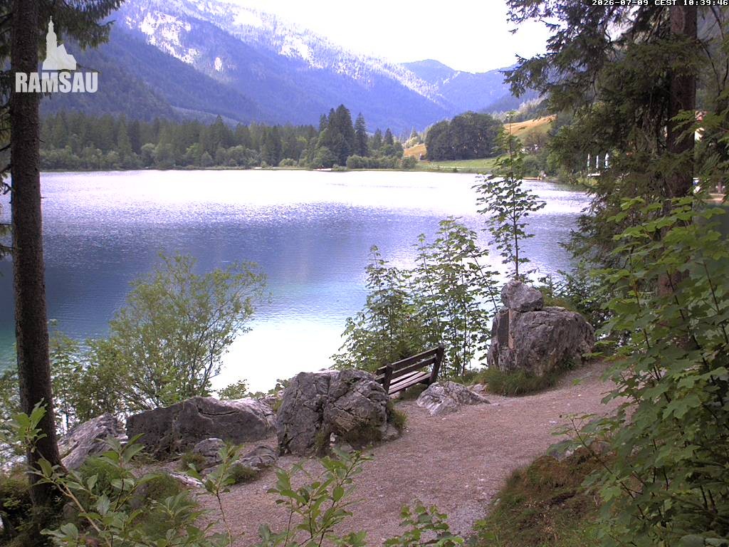 Archiv Foto Webcam Luitpoldweg am Hintersee in Ramsau bei Berchtesgaden