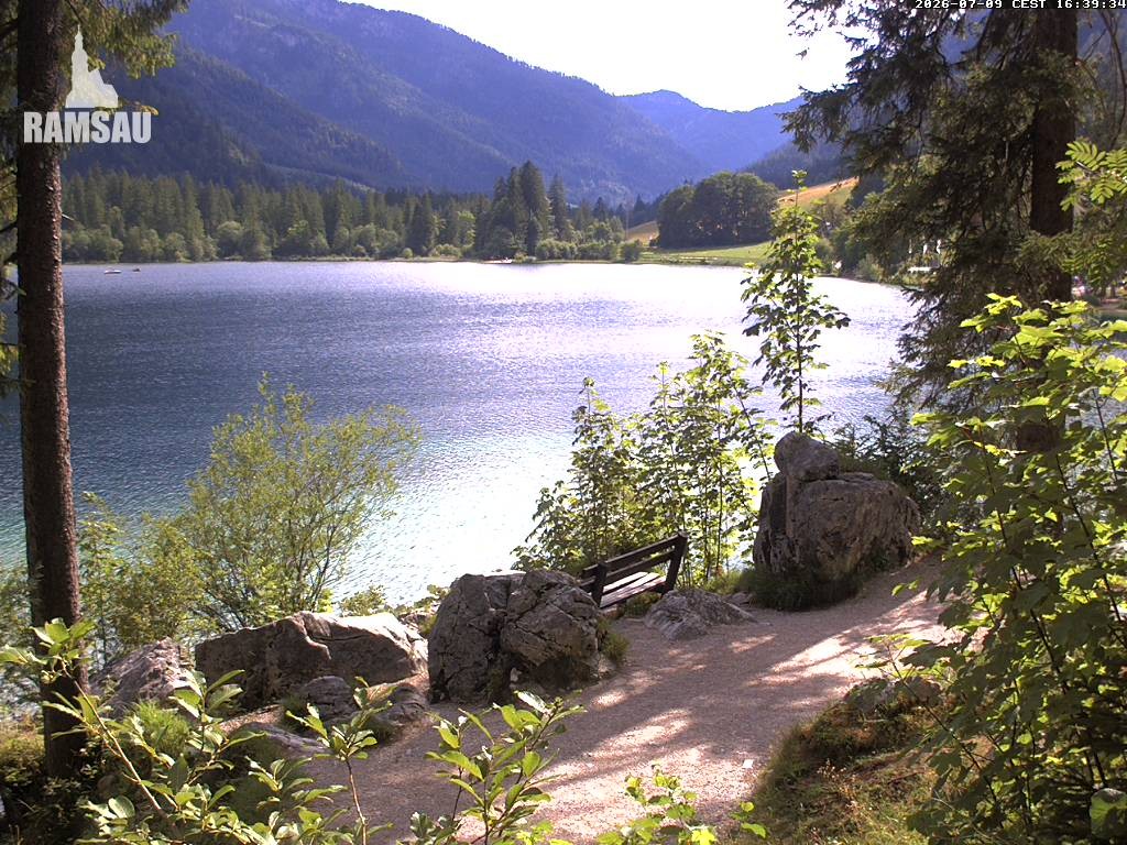 Archiv Foto Webcam Luitpoldweg am Hintersee in Ramsau bei Berchtesgaden