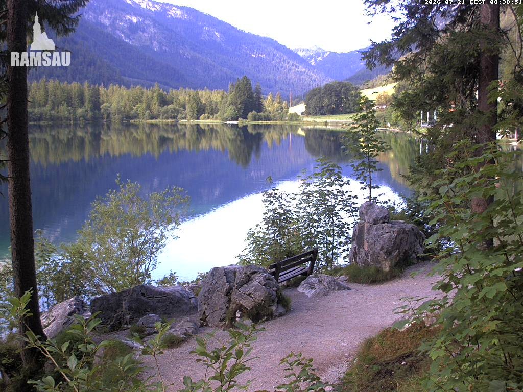 Archiv Foto Webcam Luitpoldweg am Hintersee in Ramsau bei Berchtesgaden