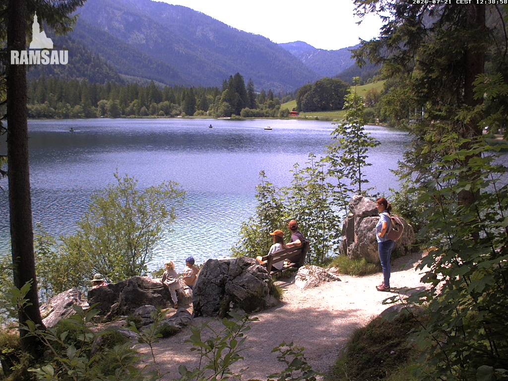 Archiv Foto Webcam Luitpoldweg am Hintersee in Ramsau bei Berchtesgaden