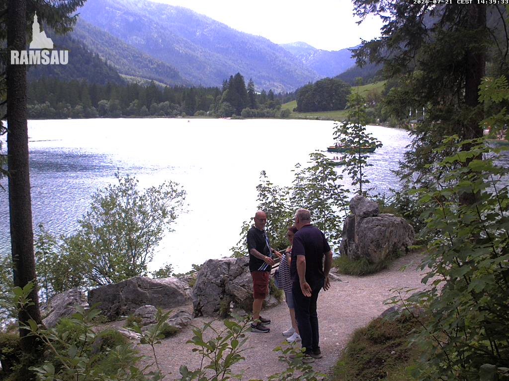 Archiv Foto Webcam Luitpoldweg am Hintersee in Ramsau bei Berchtesgaden