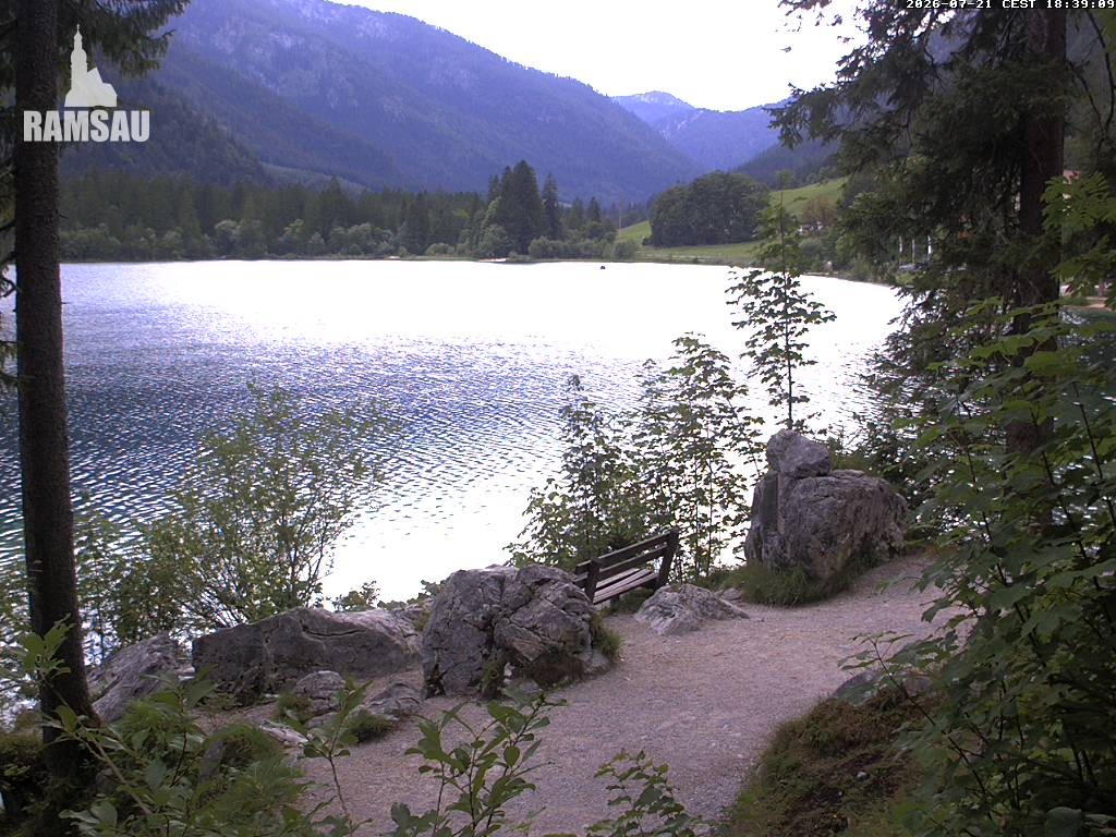 Archiv Foto Webcam Luitpoldweg am Hintersee in Ramsau bei Berchtesgaden