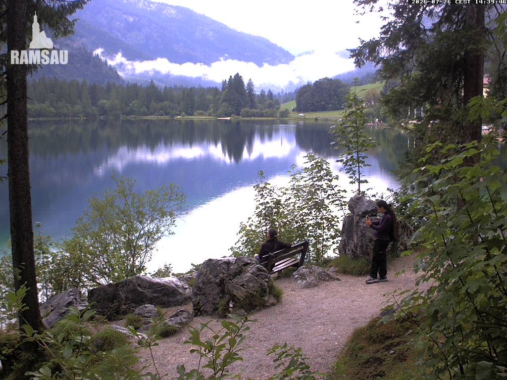 Archiv Foto Webcam Luitpoldweg am Hintersee in Ramsau bei Berchtesgaden