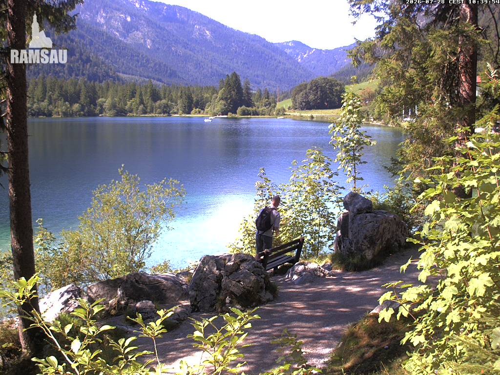 Archiv Foto Webcam Luitpoldweg am Hintersee in Ramsau bei Berchtesgaden