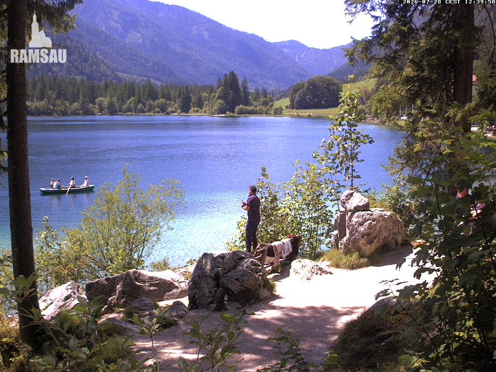 Archiv Foto Webcam Luitpoldweg am Hintersee in Ramsau bei Berchtesgaden