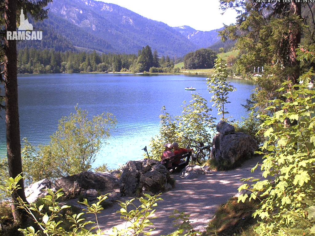 Archiv Foto Webcam Luitpoldweg am Hintersee in Ramsau bei Berchtesgaden