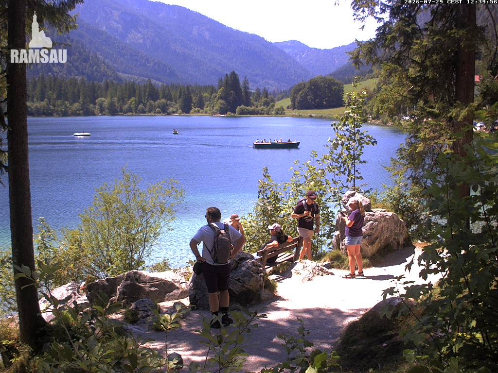 Archiv Foto Webcam Luitpoldweg am Hintersee in Ramsau bei Berchtesgaden