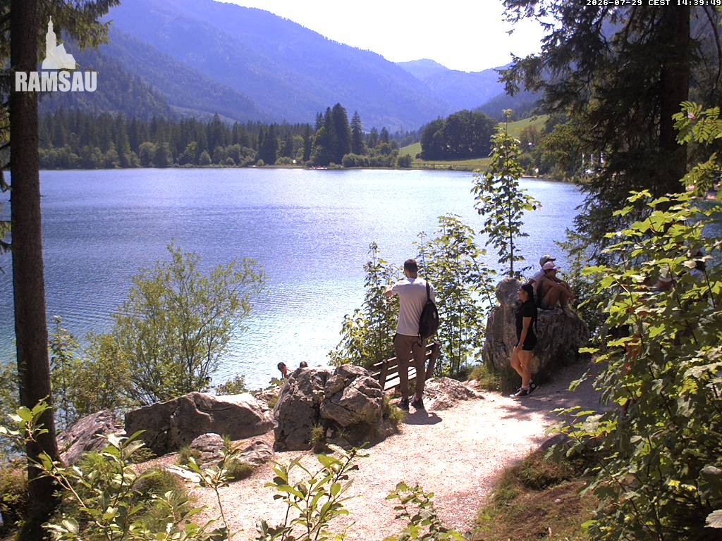 Archiv Foto Webcam Luitpoldweg am Hintersee in Ramsau bei Berchtesgaden