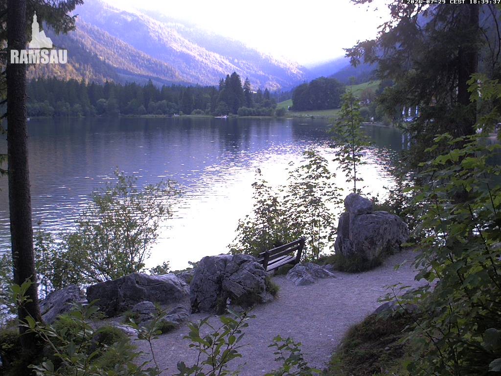 Archiv Foto Webcam Luitpoldweg am Hintersee in Ramsau bei Berchtesgaden