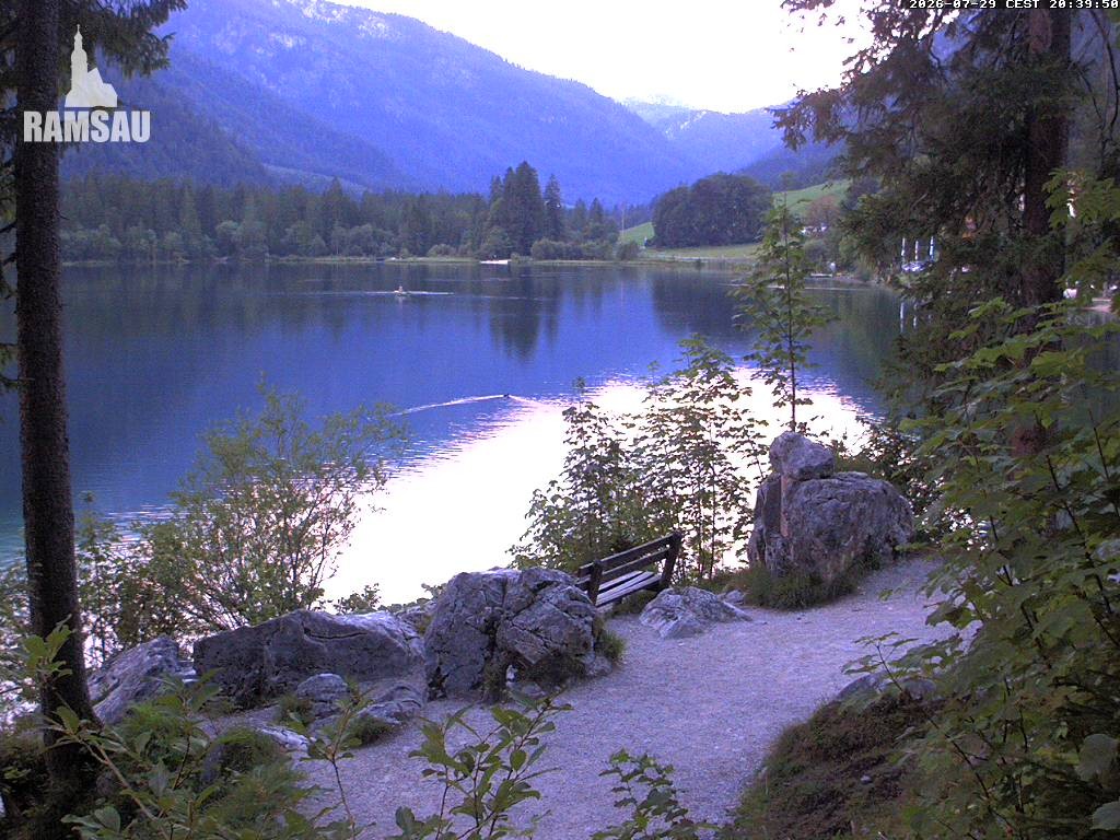 Archiv Foto Webcam Luitpoldweg am Hintersee in Ramsau bei Berchtesgaden