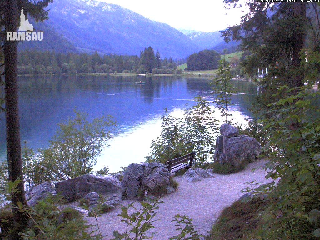 Archiv Foto Webcam Luitpoldweg am Hintersee in Ramsau bei Berchtesgaden