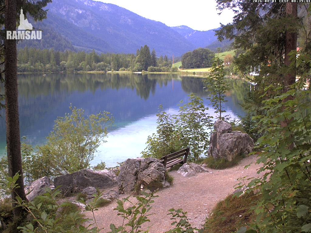 Archiv Foto Webcam Luitpoldweg am Hintersee in Ramsau bei Berchtesgaden