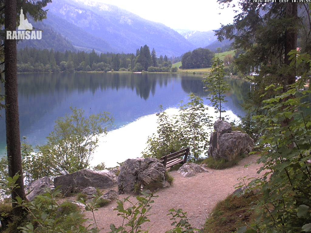 Archiv Foto Webcam Luitpoldweg am Hintersee in Ramsau bei Berchtesgaden