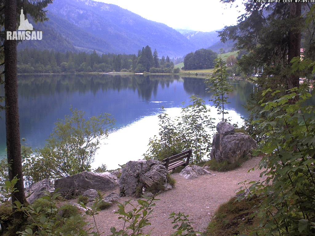 Archiv Foto Webcam Luitpoldweg am Hintersee in Ramsau bei Berchtesgaden