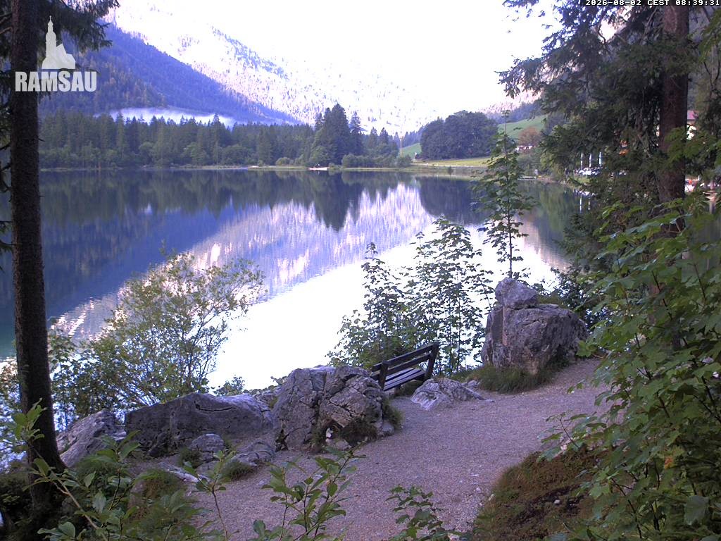 Archiv Foto Webcam Luitpoldweg am Hintersee in Ramsau bei Berchtesgaden